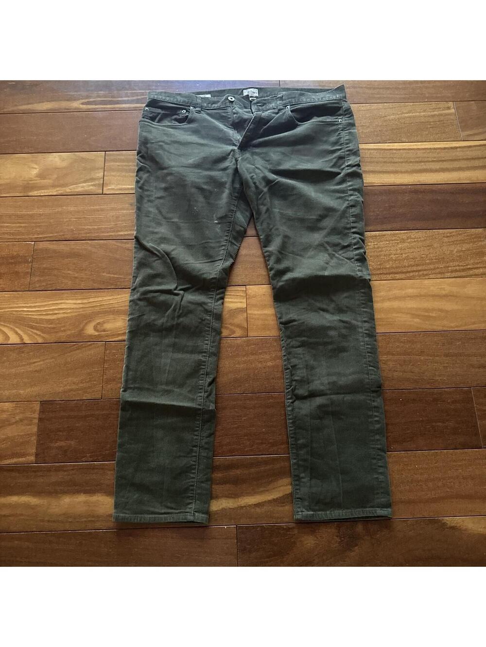 J.Crew Men's Green and Khaki Trousers